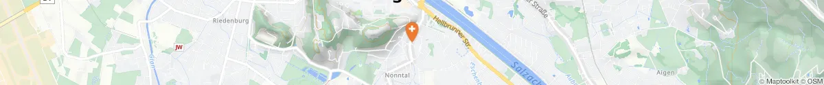 Kartendarstellung des Standorts für St. Erhard-Apotheke in 5020 Salzburg